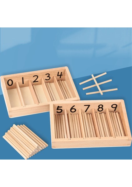 Montessor Montelon Matematik Oyuncakları Eğitici Ahşap Mil Kutusu Erken Öğrenme Eğitim Oyuncağı (Yurt Dışından) modelleri