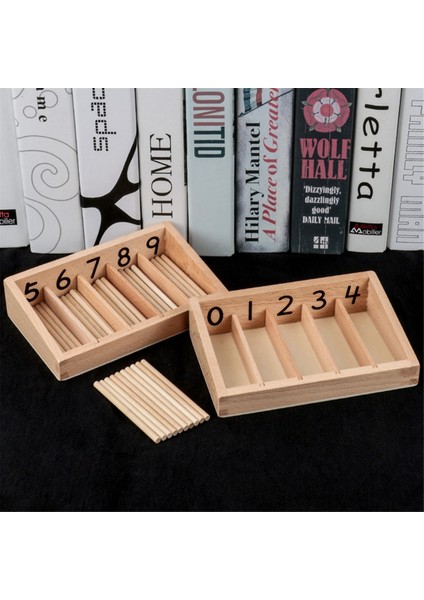 Montessor Montelon Matematik Oyuncakları Eğitici Ahşap Mil Kutusu Erken Öğrenme Eğitim Oyuncağı (Yurt Dışından) fırsatları