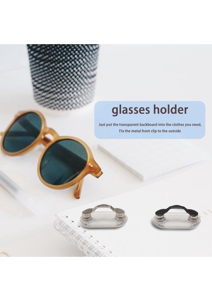 2 Adet Yaka Gözlük Klipsi Taşınabilir Manyetik Gözlük Klipsi (Yurt Dışından) modelleri