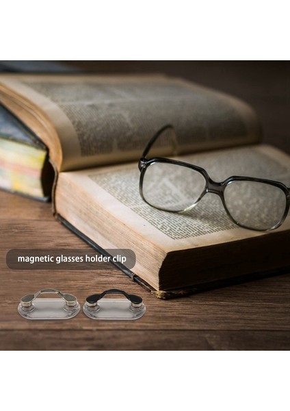 2 Adet Yaka Gözlük Klipsi Taşınabilir Manyetik Gözlük Klipsi (Yurt Dışından) fırsatları