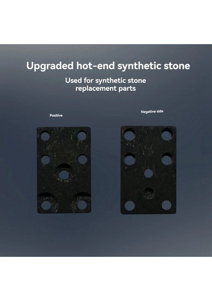 A1/a1 Mini Sentetik Taş Hotend Montajı Isıtma Tabanı Montajı 3D Yazıcı Aksesuarları Için 2 Adet (Yurt Dışından) modelleri