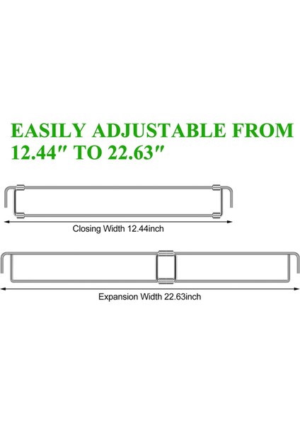 4 Adet Karavan Buzdolabı Barları 12,44-22,63 Inç Ayarlanabilir Paslanmaz Çelik Karavan Buzdolabı Gergi Çubukları Karavan Buzdolabı Aksesuarları (Yurt Dışından) fırsatları
