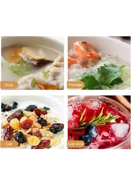 Paslanmaz Çelik Vakumlu Çorba Bardağı - Kaşıklı Taşınabilir Öğle Yemeği Kutusu, Mikrodalgaya Uygun, Sevimli Tasarım Yeşil (Yurt Dışından) modelleri