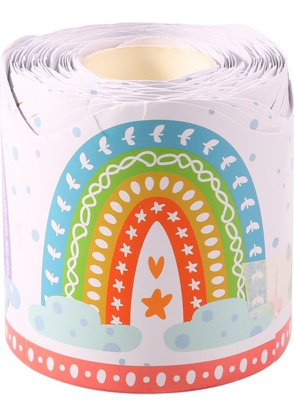 Sınıf Dekorasyonu, Okul, Aile Partisi Için Gökkuşağı Panosu Kenarlığı 20M Kağıt Kenarlık Süsü (Yurt Dışından) fiyatları