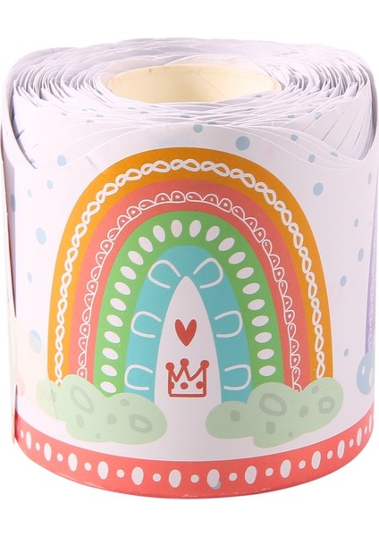 Sınıf Dekorasyonu, Okul, Aile Partisi Için Gökkuşağı Panosu Kenarlığı 20M Kağıt Kenarlık Süsü (Yurt Dışından) modelleri