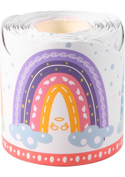 Sınıf Dekorasyonu, Okul, Aile Partisi Için Gökkuşağı Panosu Kenarlığı 20M Kağıt Kenarlık Süsü (Yurt Dışından) fırsatları