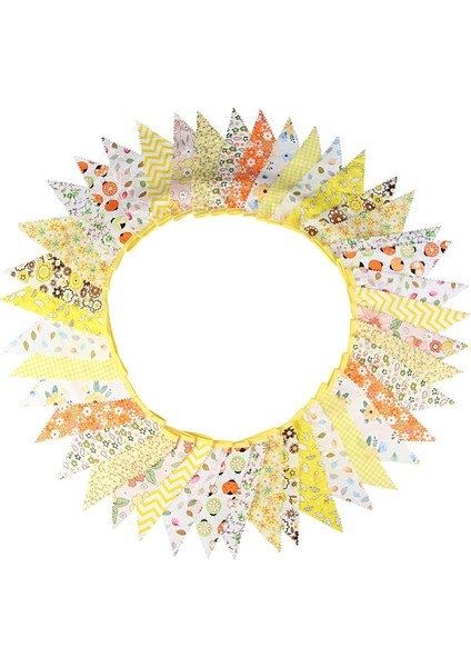 Kumaş Bayrak Afiş 42 Bayrak 12M Pamuklu Parti Bayrağı Bahçe Çelenk Oyun Odası Düğün Doğum Günü Partileri Dekorasyon D (Yurt Dışından) fırsatları