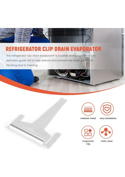 DA61-06796A Buzdolabı Klipsli Tahliye Buharlaştırıcısı - Buzdolapları Için - PS4145120 AP5579885'IN Yerini Alır - 4'lü Paket (Yurt Dışından) indirimleri