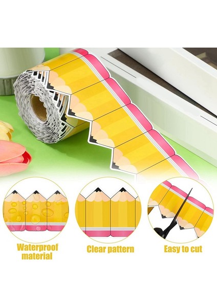 Kalem Sınıf Bülteni Kenarlık Rulosu Okula Dönüş Bülten Panosu Dekoru Kalem Kağıt Kalıp Kesim Kesikler Kenarlıklar Süslemeler (Yurt Dışından) modelleri