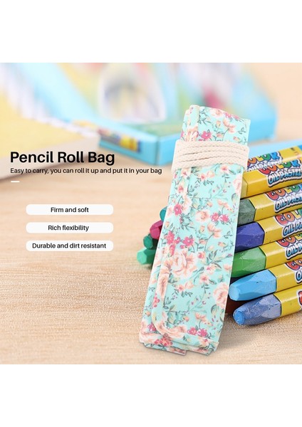 20 Cepli Sanat Boya Fırçası Kutusu Rulo Kalemlik Tuval Kese Çanta (Yurt Dışından) modelleri