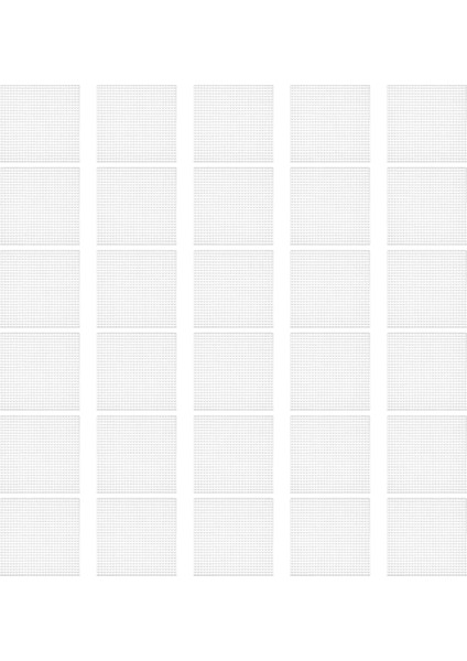 Nakış, Akrilik Iplik Işleme, Örgü ve Tığ Işi Projeleri Için 30 Parça Plastik Örgü Tuval Levhası (10,6 x 10,6 Cm) (Yurt Dışından) fiyatları