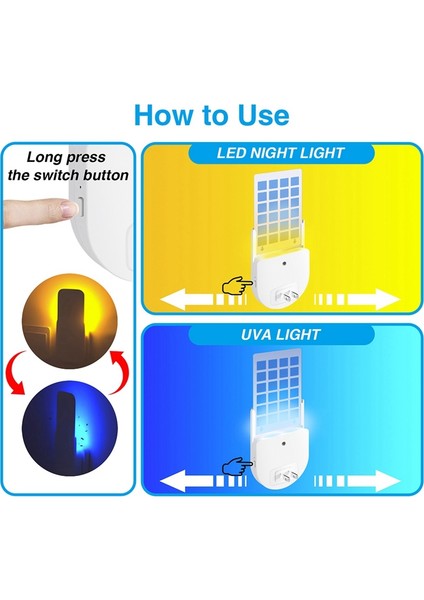 Uçan Böcek Tuzağı Elektrik Fişi Meyve Sineği Tuzakları Iç Mekan Gece Lambası Ofis Için Sivrisinek Tuzağı Sinek Yakalayıcı Siyah Ab Fişi (Yurt Dışından) fırsatları