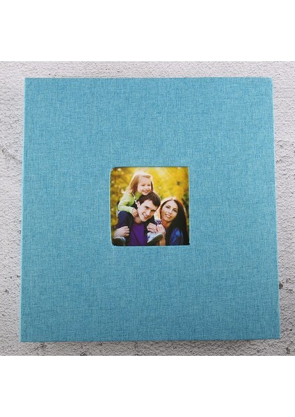 Düğün/aile/sevgililer Için Fotoğraf Albümü Kendinden Yapışkanlı Karalama Defteri Keten Kapaklı Kendin Yap Sevgililer Günü Hediyesi Anneler Mavi (Yurt Dışından) fiyatları