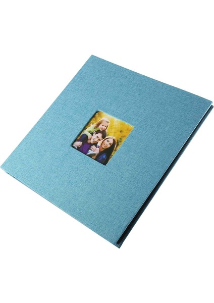 Düğün/aile/sevgililer Için Fotoğraf Albümü Kendinden Yapışkanlı Karalama Defteri Keten Kapaklı Kendin Yap Sevgililer Günü Hediyesi Anneler Mavi (Yurt Dışından) fırsatları