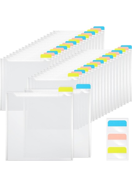 36 Parça 12X12 Scrapbook Kağıdı Saklama Düzenleyicisi, 90 Parça Yapışkanlı Endeks Sekmesi, Scrapbook Kağıdı, Karton Stoğu, Vinil Tutma Yeri (Yurt Dışından) fiyatları
