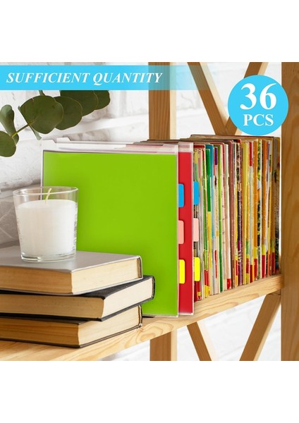36 Parça 12X12 Scrapbook Kağıdı Saklama Düzenleyicisi, 90 Parça Yapışkanlı Endeks Sekmesi, Scrapbook Kağıdı, Karton Stoğu, Vinil Tutma Yeri (Yurt Dışından) indirimleri