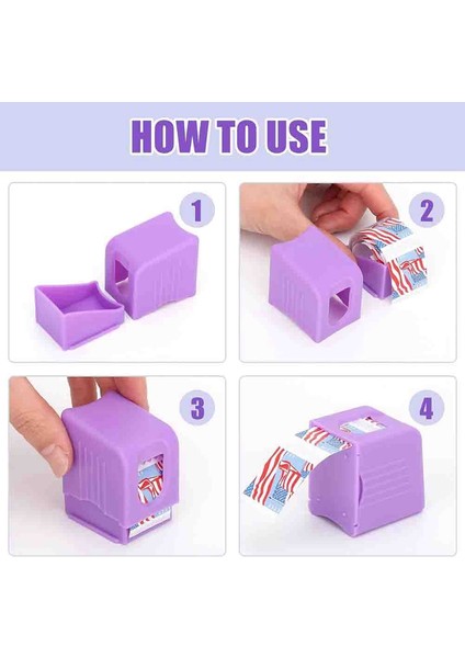 100 Pulluk Rulo Için 3'lü Posta Pulu Dağıtıcısı Postage Forever Pul Tutucu Düzenleyici (Yurt Dışından) modelleri