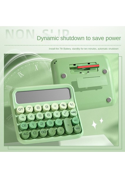 Masaüstü 12 Haneli Sevimli Hesap Makinesi, Mekanik Anahtar Tasarımı, Büyük LCD Ekranlı Büyük Düğmeli Hesap Makinesi, Degrade Kahverengi (Yurt Dışından) fırsatları