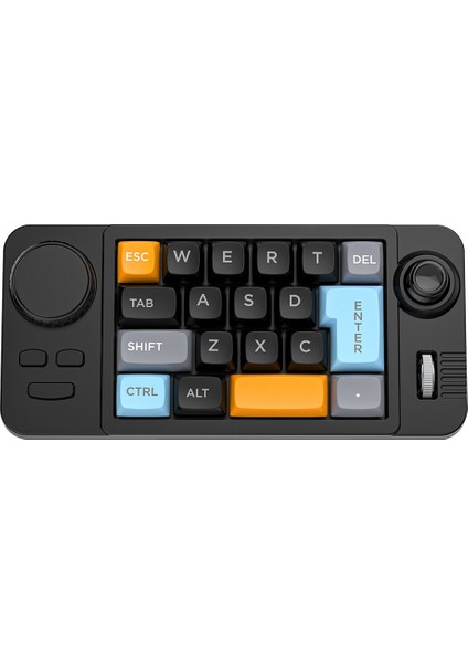 WIN10 Için 19 Tuşlu Makro Tanımlı Joystick Çift Tekerlekli Rgb Sıcak Değiştirilebilir Makro Tanımlı Kablolu Mekanik Oyun Klavyesi (Yurt Dışından)