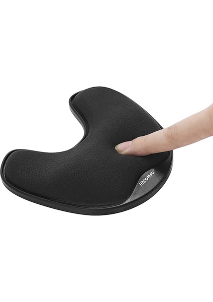 Hafızalı Köpük Bilek Desteğine Sahip Ergonomik Oyuncu Mouse Pad'i, Pc Bilgisayar Için Döner Kayar El Matı, Sağlıklı Bilek Desteği (Yurt Dışından) fırsatları