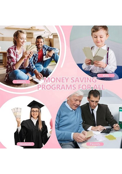 100 Zarf Mücadelesi Klasörü Tasarruf Klasörü 5050 Tasarruf Için Nakit Zarflarla Bütçe Planlaması Için Fermuarlı Kapaklı (Yurt Dışından) modelleri