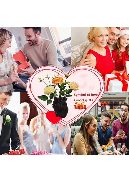 Çiçekler Için Anatomik Kalp Vazolar Özelleştirilmiş Heykel Şekilli Reçine Sanat Vazo Masaüstü Ev Dekorasyonu (Yurt Dışından) fiyatları