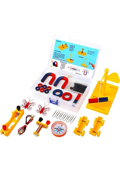 Çocuklar Için Mıknatıs Seti Fizik Bilimi Elektromıknatıs Deney Seti Okul Öğrencileri Için Eğitici (Yurt Dışından)