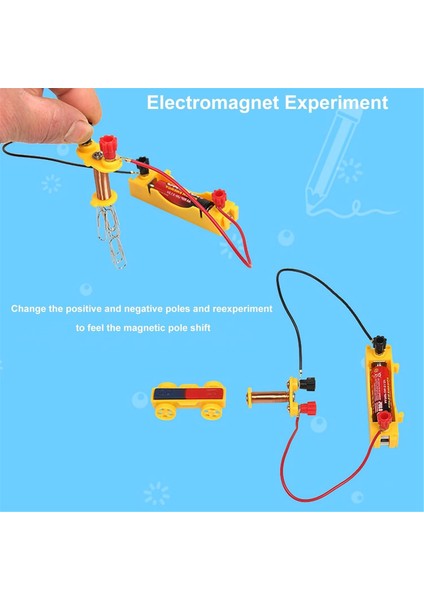 Çocuklar Için Mıknatıs Seti Fizik Bilimi Elektromıknatıs Deney Seti Okul Öğrencileri Için Eğitici (Yurt Dışından) fiyatları