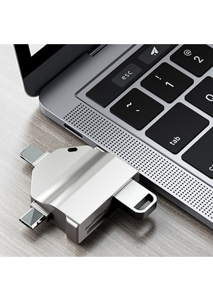 Çok Işlevli 7'si 1 Arada Kart Okuyucu USB 2.0 Tip C - Sd Adaptörü USB Flash Okuyucu Pc Dizüstü Bilgisayar Aksesuarları Siyah (Yurt Dışından) modelleri