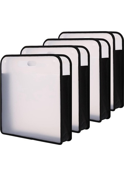 4 Adet Scrapbook Kağıdı Saklama, 12X12 Kağıt, Scrapbook, Fotoğraflar, El Sanatları Siyah Için Şeffaf Scrapbook Saklama Düzenleyici (Yurt Dışından) fiyatları