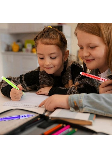 Çocuklar Için 16 Adet Mini Mekanik Kalem, 16 Adet Otomatik Kalem, Mini Kalem Kırtasiye Malzemeleri Yazma ve Çizim Için (Yurt Dışından) modelleri