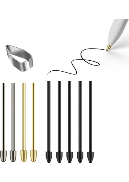 2'li Metal Uçlar/uçlar Marker 1/2 Stylus Marker Kalem Plus Için Yedek Uçlar (Yurt Dışından) modelleri