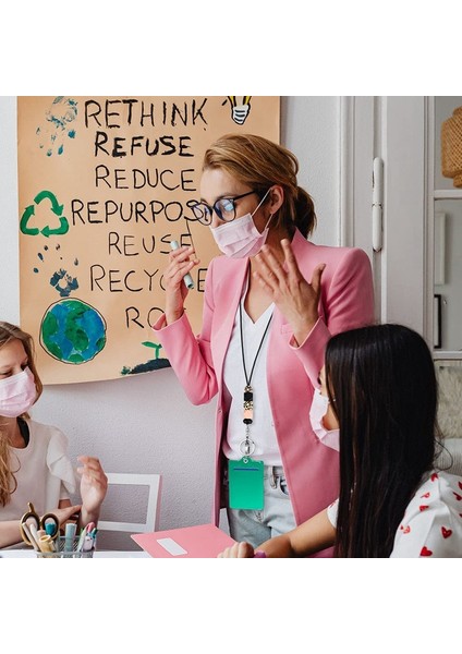 Gençler Için Kimlik Rozetleri Için Öğretmen Boyun Askıları Kadınlar Için Anahtarlar Için Silikon Boncuklu Boyun Askıları Hemşire Ofis Çalışanı (Yurt Dışından) fırsatları