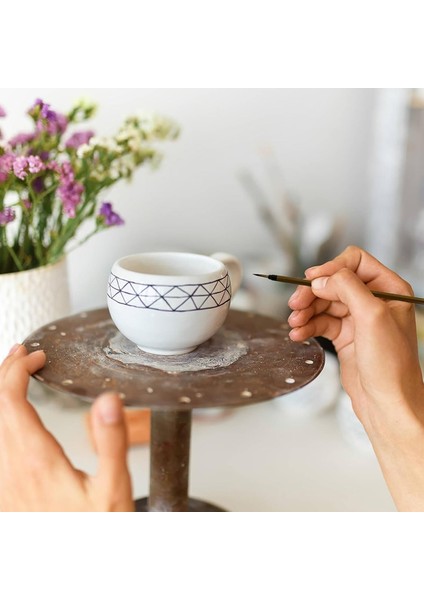 Sanatçılar Için Çeşitli Şekillerde 12 Parçalı Seramik Sır Fırçası Seti - Seramik, Suluboya ve Yün Kıllı Sanat Fırçaları (Yurt Dışından) modelleri