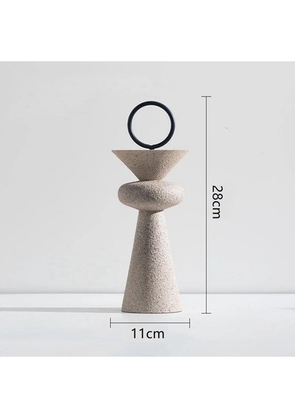 Soyut Geometrik Kumtaşı Heykel Sanat Süsleri Giriş Oturma Odası Tv Dolabı Masaüstü Ev Dekorasyonu (Yurt Dışından) modelleri