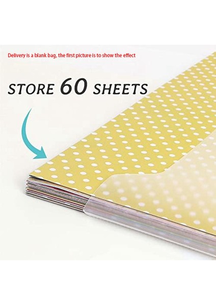 60 Yapışkanlı Dizin Sekmeli Scrapbook Kağıt Saklama Düzenleyici, Kağıt Dosyalarını Tutmak Için 10'lu Plastik Kağıt Saklama Çantası (Yurt Dışından) indirimleri