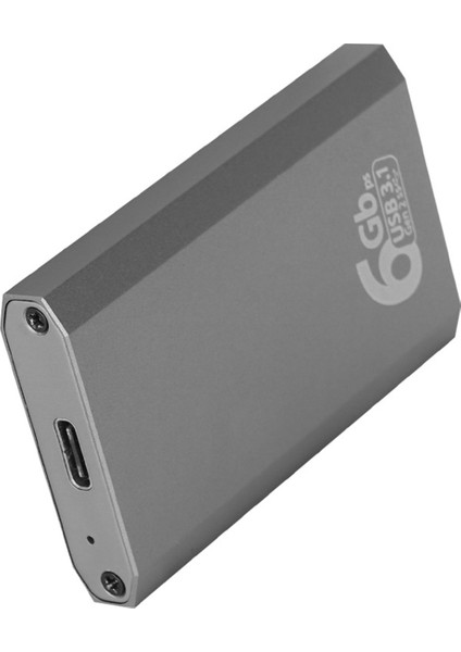 Msata Dahili Katı Hal Sürücüsü Sabit Sürücüsü Için Tip C Bağlantı Noktalı Msata - USB 3.1 Gen2 10 Gbps SSD Muhafaza Adaptörü Kutusu (Yurt Dışından)