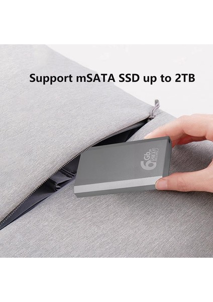 Msata Dahili Katı Hal Sürücüsü Sabit Sürücüsü Için Tip C Bağlantı Noktalı Msata - USB 3.1 Gen2 10 Gbps SSD Muhafaza Adaptörü Kutusu (Yurt Dışından) indirimleri