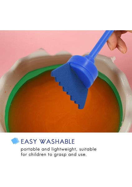 Çocuklar Için Sünger Boya Fırçaları, 4'lü Paket Erken Öğrenme Çizim Boyama Araçları Seti, Kendin Yap Sanat ve El Sanatları, Besom (Yurt Dışından) fırsatları