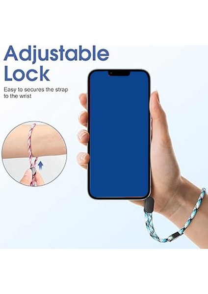 60 Adet El Bilek Askısı, Cep Telefonu, Kamera, Anahtarlar, USB Bellek ve Kimlik Rozeti Için Ayarlanabilir Polyester Renkli (Yurt Dışından) modelleri