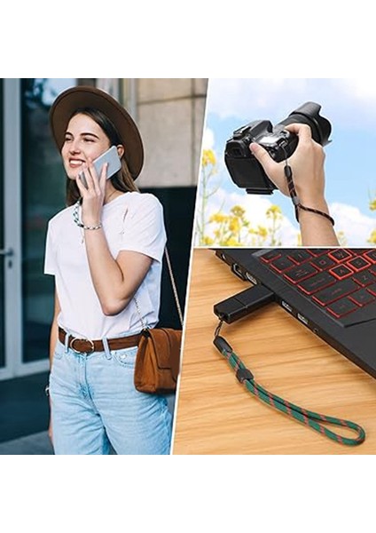 60 Adet El Bilek Askısı, Cep Telefonu, Kamera, Anahtarlar, USB Bellek ve Kimlik Rozeti Için Ayarlanabilir Polyester Renkli (Yurt Dışından) fırsatları