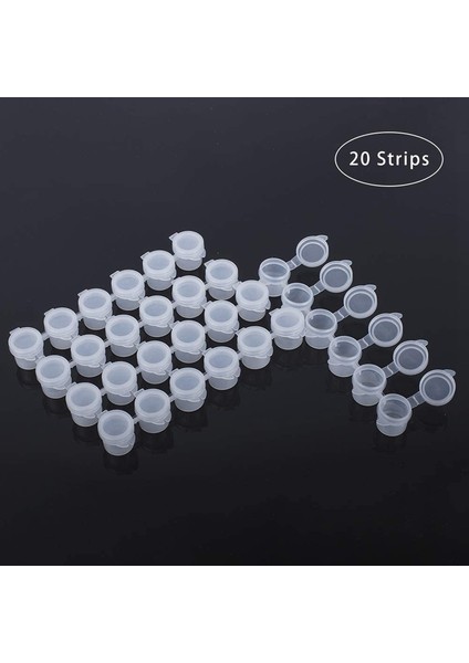 20 Şerit 120 Kap 5 ml 6 Bardak Mini Boş Boya Kabı Kapsülü Şeritleri Boya Şeritleri Sanat ve El Sanatları Plastik Saklama Kapları (Yurt Dışından) indirimleri