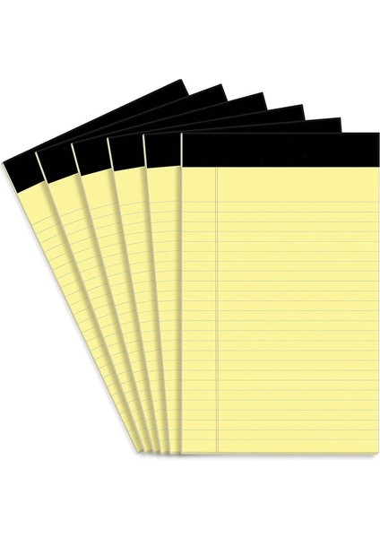 8 Parça Not Defteri Bloknotu 8,5 x 11 Inç, Yazı Bloknotu, Geniş Çizgili Not Defterleri, Okul ve Ofis Için Sarı Kağıt Bloknotu (Yurt Dışından) indirimleri