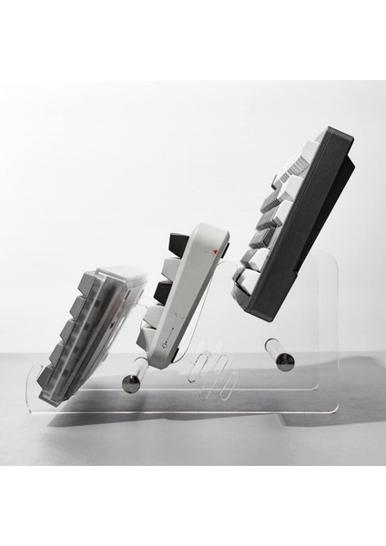 Klavye Standları 3 Katmanlı Mekanik Klavye Ekran Standı Şeffaf Akrilik Tutucu Stand Oyun Klavyesi Plaka Tutucu (Yurt Dışından) indirimleri