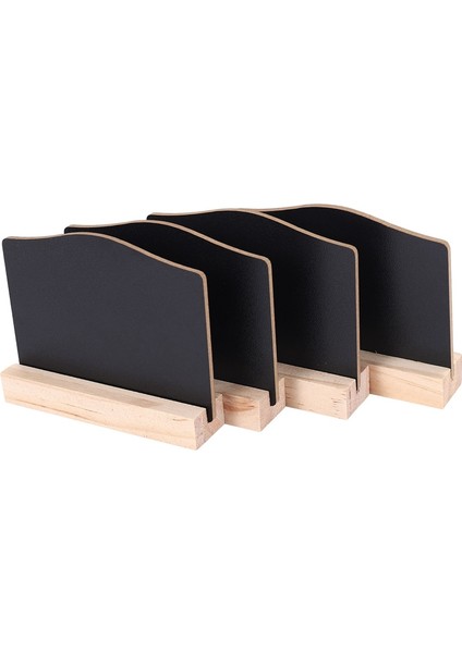 Parti, Restoran, Düğün Için Tebeşir Tabelası, Gıda Etiketleri ve Mesaj Panosu Tabelaları Için 4 Adet Mini Kara Tahta Tabelası (Yurt Dışından) modelleri