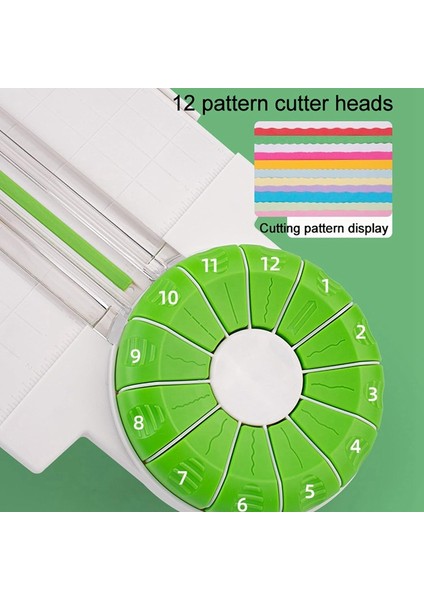 Kağıt Kesme Makinesi El Sanatları Kağıt Kesici: Fotoğraf Kesmek Için 4 Stil Scrapbooking Aracı Düz Çizgi/noktalı Çizgi/dantel/çentik (Yurt Dışından) modelleri