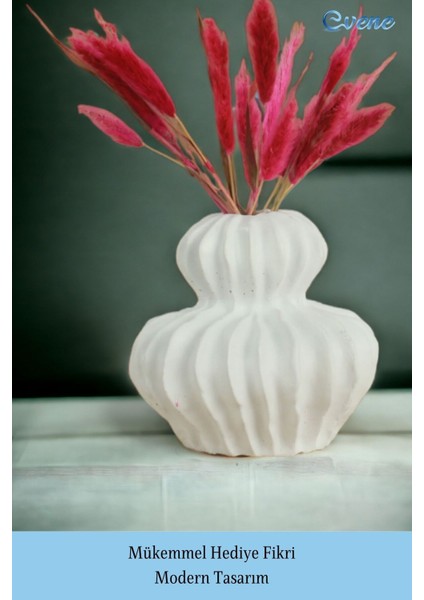 Vazo Küçük Vazo Masa Üstü Vazo Ev Dekorasyon Vazo Model 26