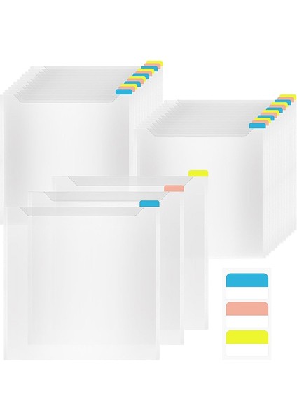 Yapışkanlı Dizin Sekmeleri Tutan 12X12 Inç Şeffaf Scrapbook Kağıt Saklama Düzenleyici (Yurt Dışından) fiyatları