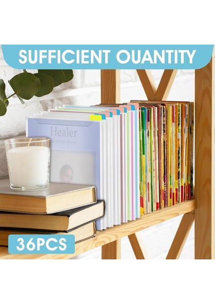 Yapışkanlı Dizin Sekmeleri Tutan 12X12 Inç Şeffaf Scrapbook Kağıt Saklama Düzenleyici (Yurt Dışından) indirimleri