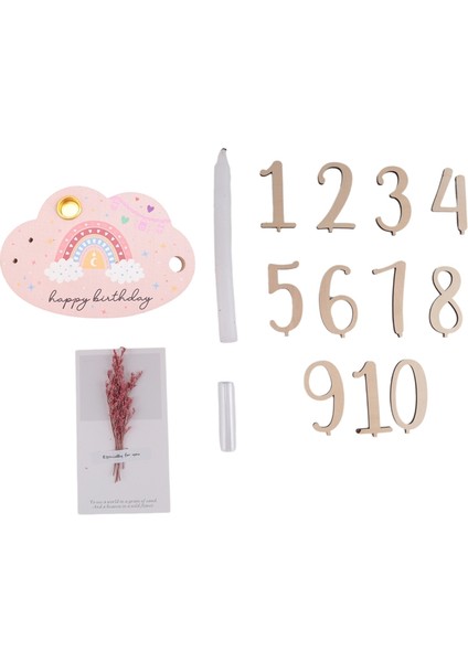 Yenidoğan Bebekler Için Bebek Gelişim Aşaması Sayı Anma Kartları Seti Ahşap Kazınmış Yaş Fotoğraf Aksesuarları Doğum Hediyesi (Yurt Dışından) fiyatları